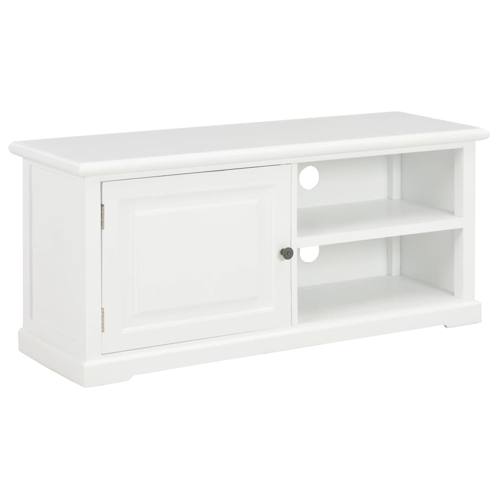 Tv-meubel 90x30x40 cm hout wit is nu te koop bij PeponiXL, paradijselijk wonen!