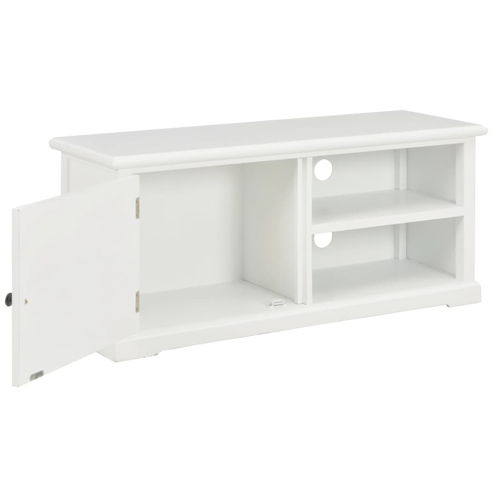 Tv-meubel 90x30x40 cm hout wit is nu te koop bij PeponiXL, paradijselijk wonen!