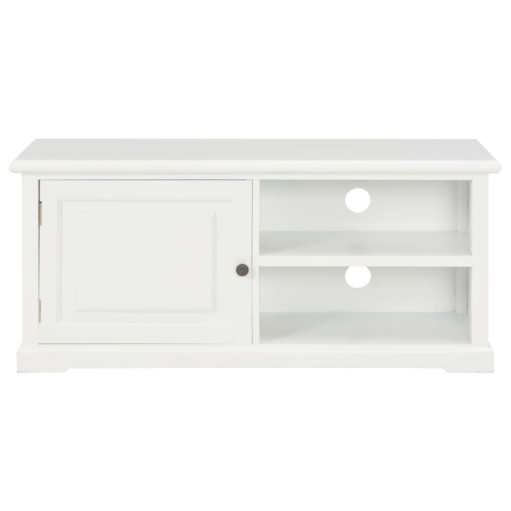 Tv-meubel 90x30x40 cm hout wit is nu te koop bij PeponiXL, paradijselijk wonen!