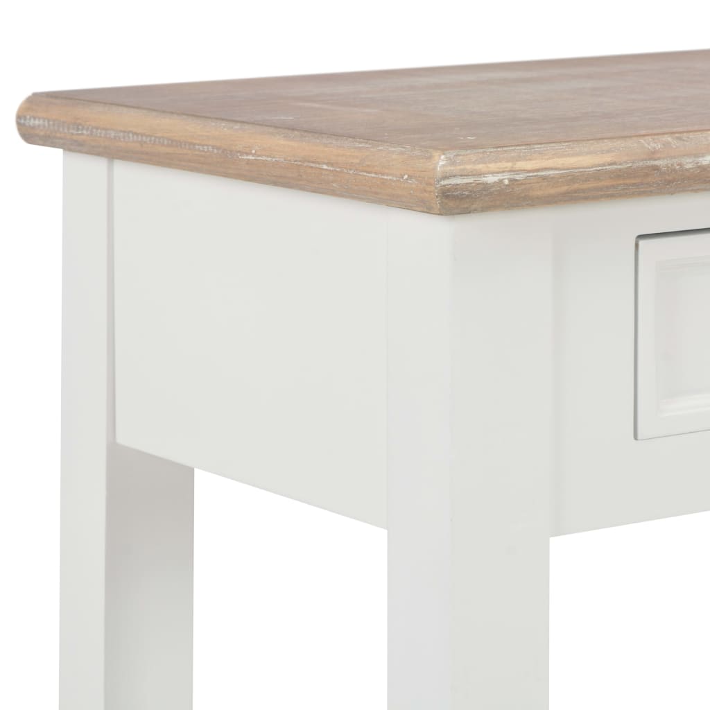 Wandtafel 110x35x80 cm hout wit is nu te koop bij PeponiXL, paradijselijk wonen!