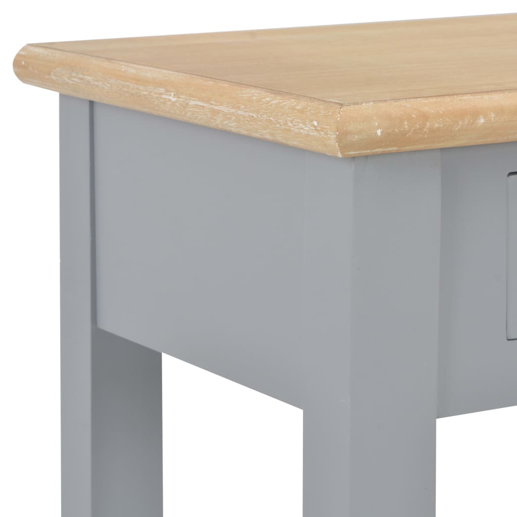 Wandtafel 110x35x80 cm hout grijs is nu te koop bij PeponiXL, paradijselijk wonen!