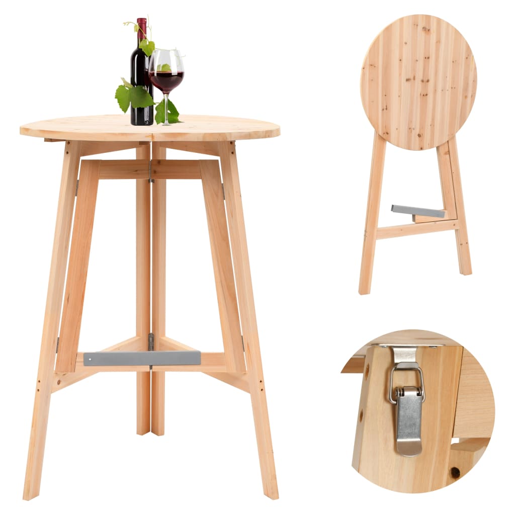 Bartafel inklapbaar 78 cm vurenhout is nu te koop bij PeponiXL, paradijselijk wonen!