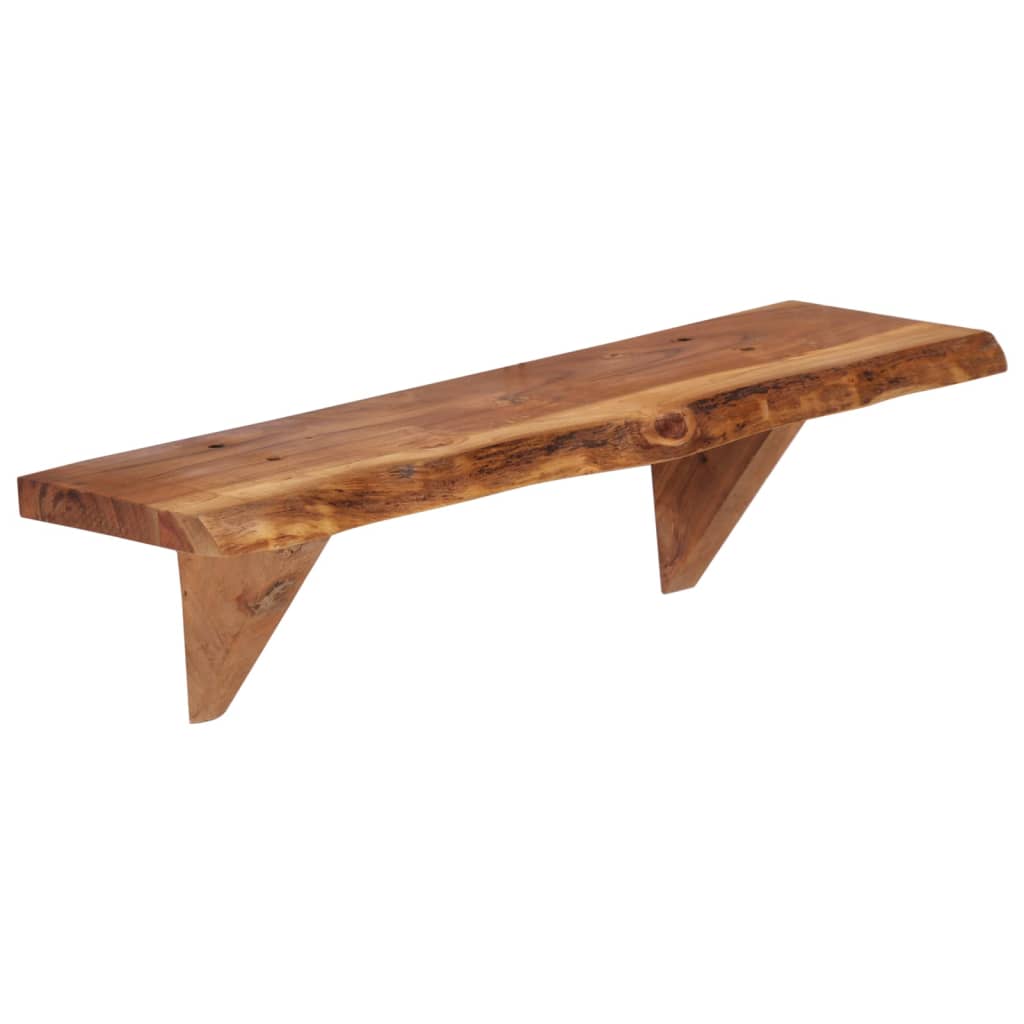 Wandschappen 2 st 60x20x18 cm massief acaciahout is nu te koop bij PeponiXL, paradijselijk wonen!
