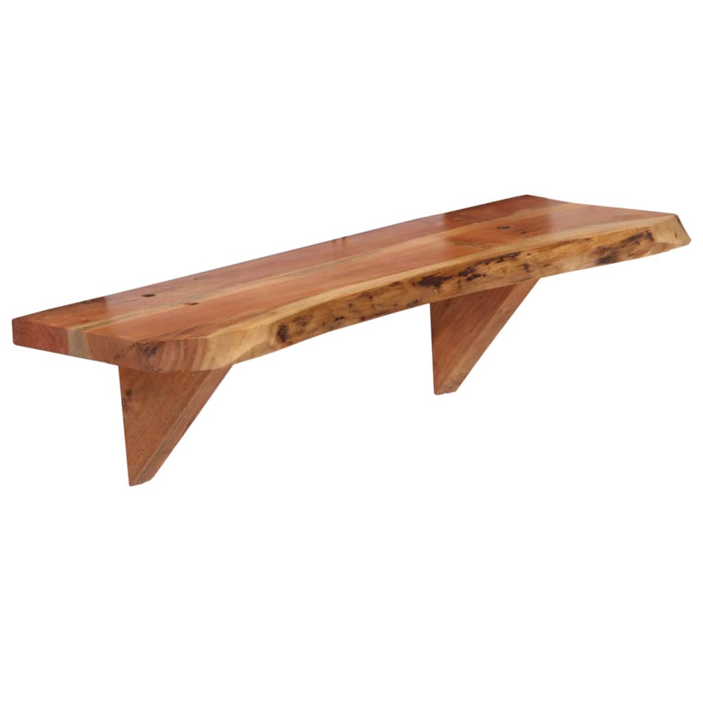 Wandschappen 2 st 60x20x18 cm massief acaciahout is nu te koop bij PeponiXL, paradijselijk wonen!
