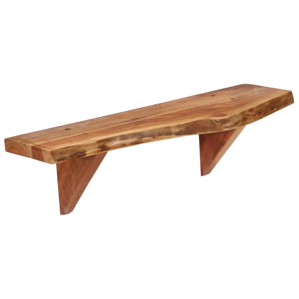 Wandschappen 2 st 60x20x18 cm massief acaciahout is nu te koop bij PeponiXL, paradijselijk wonen!
