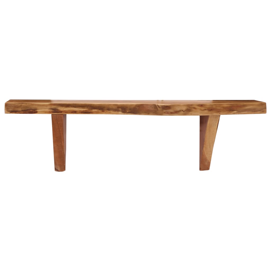 Wandschappen 2 st 60x20x18 cm massief acaciahout is nu te koop bij PeponiXL, paradijselijk wonen!