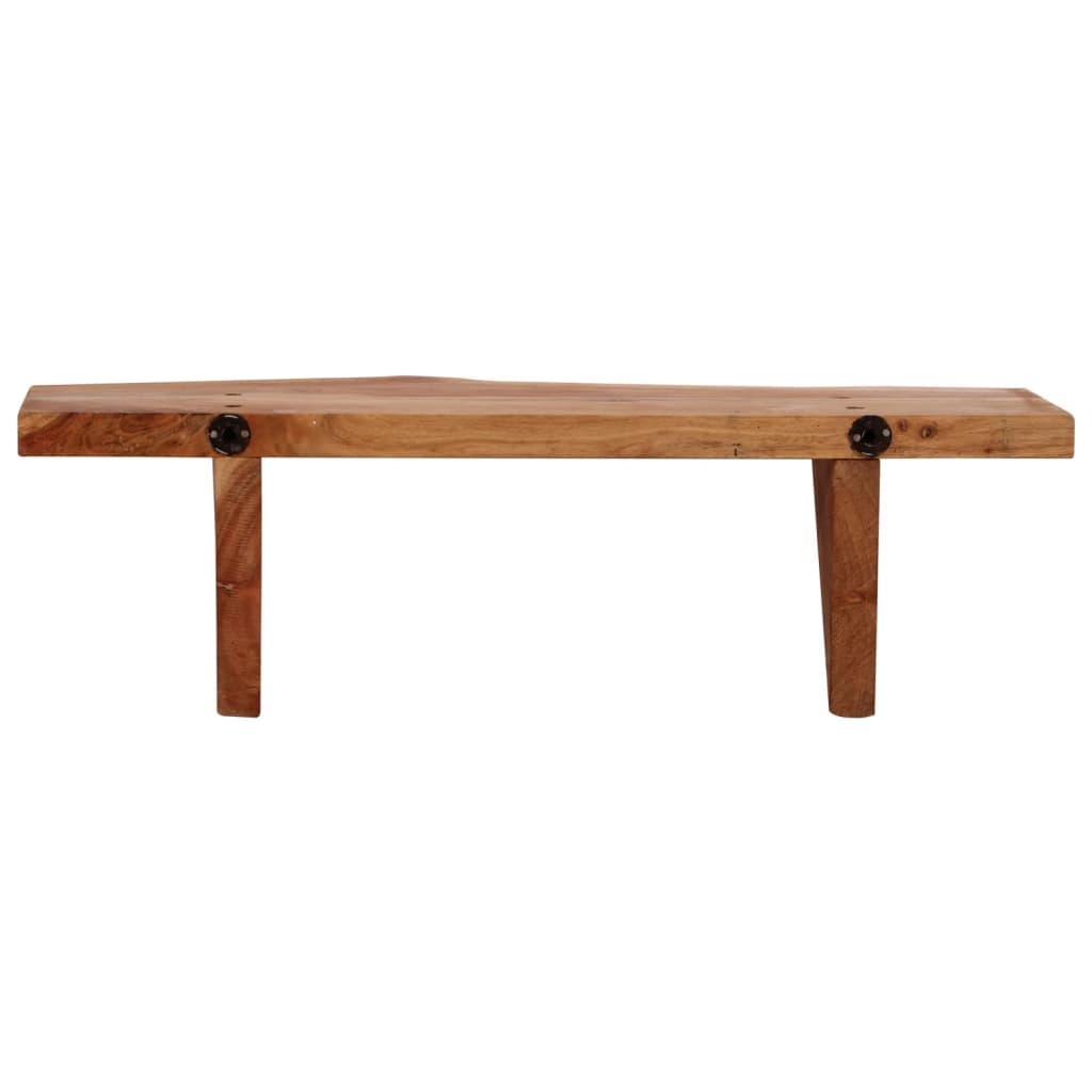 Wandschappen 2 st 60x20x18 cm massief acaciahout is nu te koop bij PeponiXL, paradijselijk wonen!