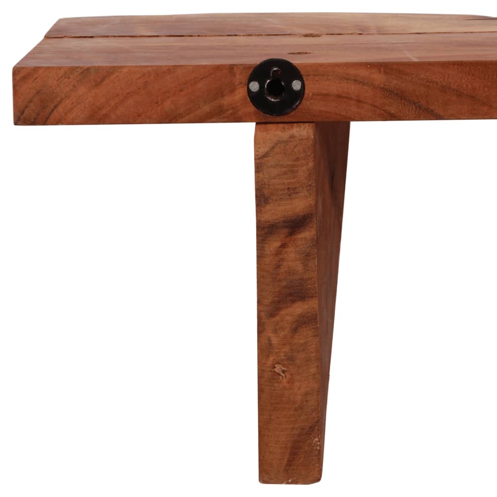 Wandschappen 2 st 90x20x18 cm massief acaciahout is nu te koop bij PeponiXL, paradijselijk wonen!
