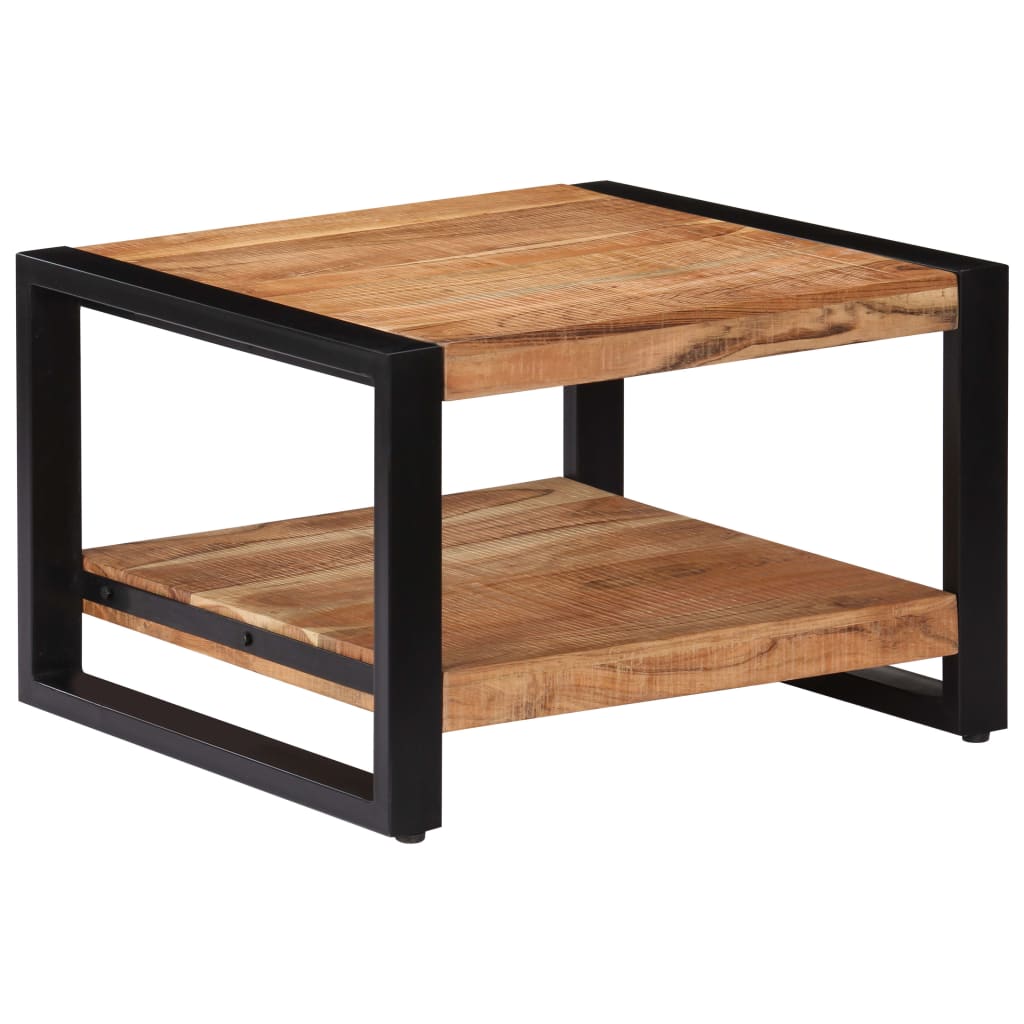 Salontafel 60x60x40 cm massief acaciahout is nu te koop bij PeponiXL, paradijselijk wonen!