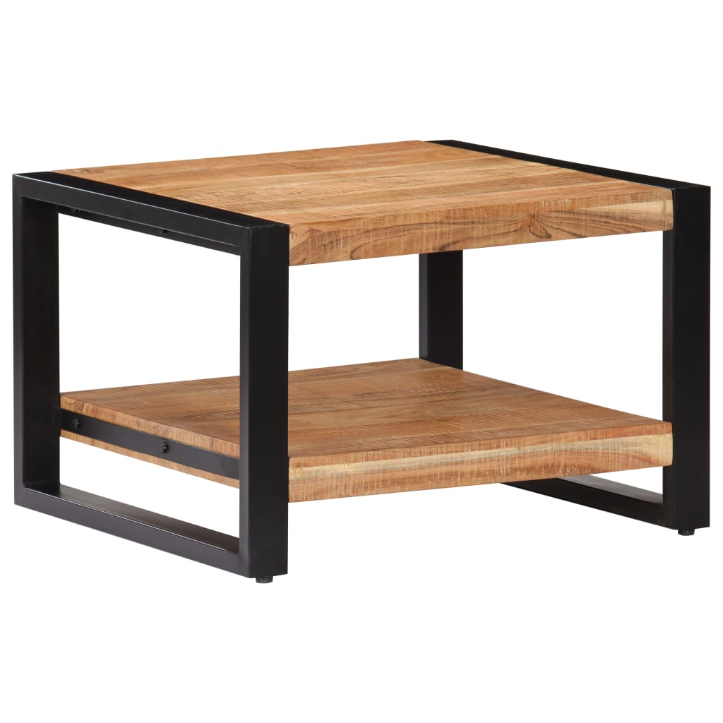 Salontafel 60x60x40 cm massief acaciahout is nu te koop bij PeponiXL, paradijselijk wonen!