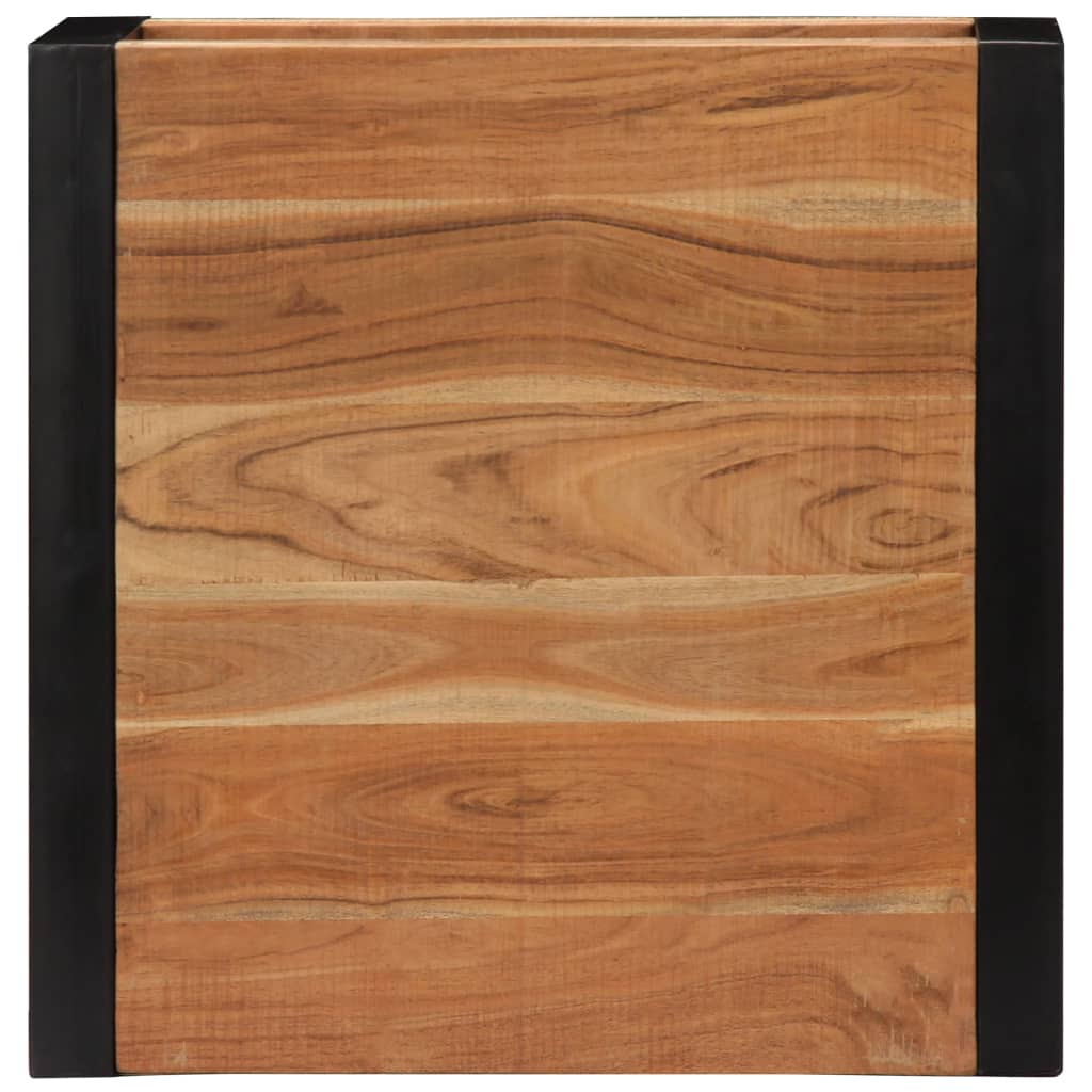 Salontafel 60x60x40 cm massief acaciahout is nu te koop bij PeponiXL, paradijselijk wonen!
