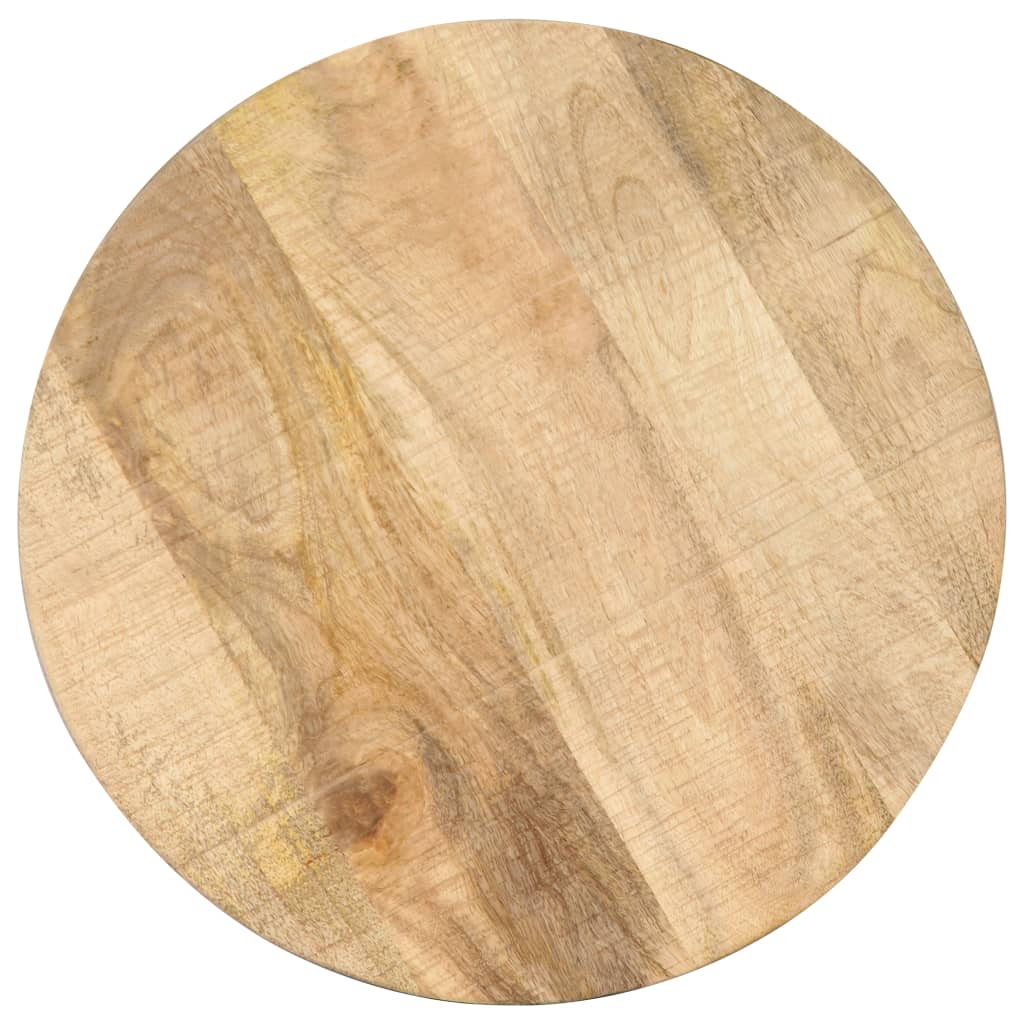 Bijzettafel 45x(45-62) cm massief mangohout en gietijzer is nu te koop bij PeponiXL, paradijselijk wonen!