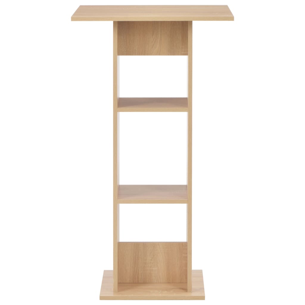 Bartafel 60x60x110 cm eikenkleurig is nu te koop bij PeponiXL, paradijselijk wonen!