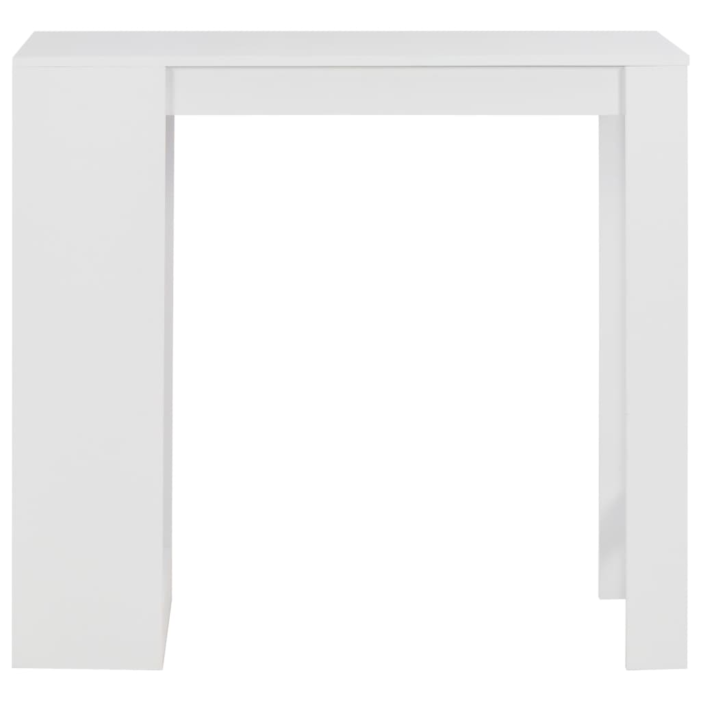 Bartafel met schap 110x50x103 cm wit is nu te koop bij PeponiXL, paradijselijk wonen!