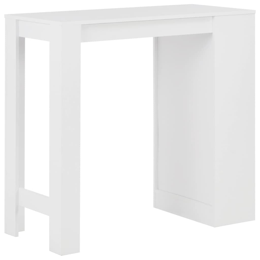 Bartafel met schap 110x50x103 cm wit is nu te koop bij PeponiXL, paradijselijk wonen!