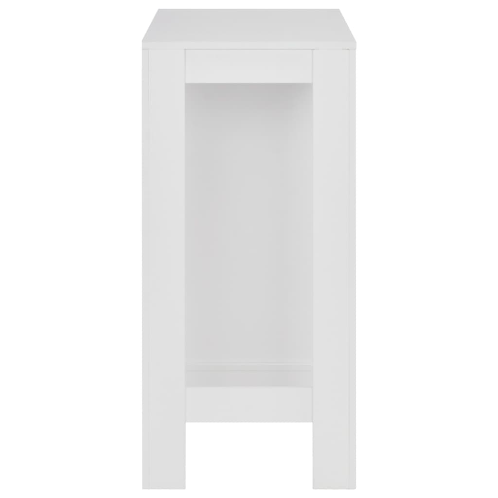 Bartafel met schap 110x50x103 cm wit is nu te koop bij PeponiXL, paradijselijk wonen!