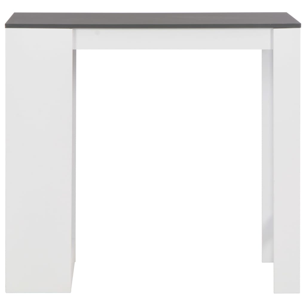 Bartafel met schap 110x50x103 cm wit is nu te koop bij PeponiXL, paradijselijk wonen!