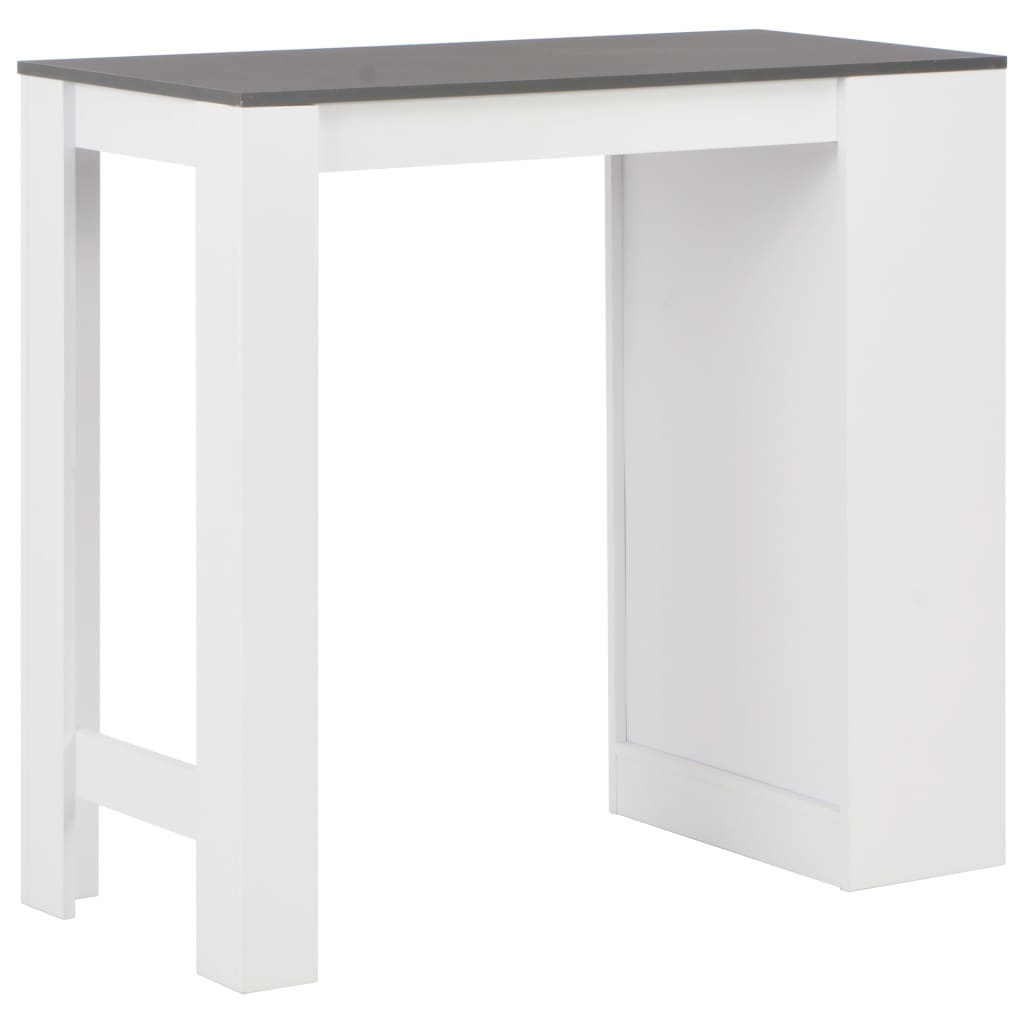 Bartafel met schap 110x50x103 cm wit is nu te koop bij PeponiXL, paradijselijk wonen!