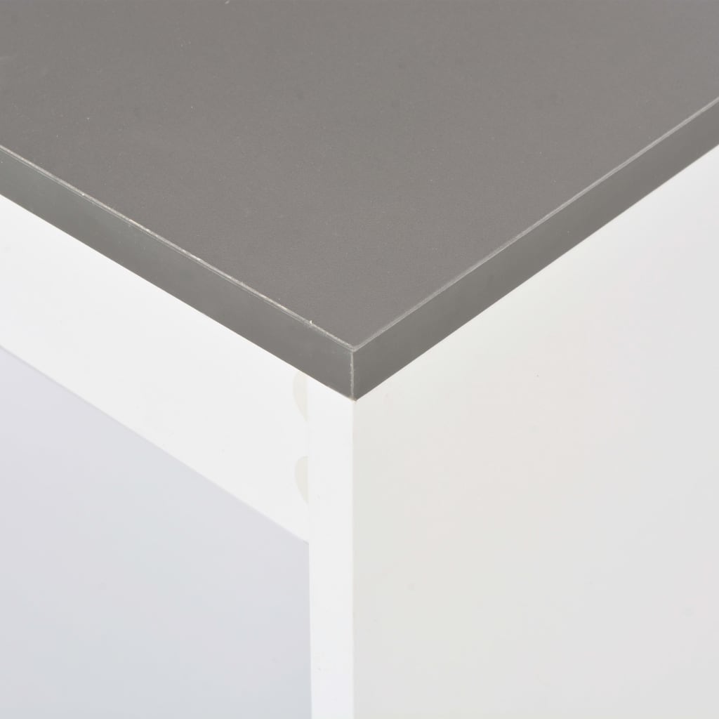 Bartafel met schap 110x50x103 cm wit is nu te koop bij PeponiXL, paradijselijk wonen!