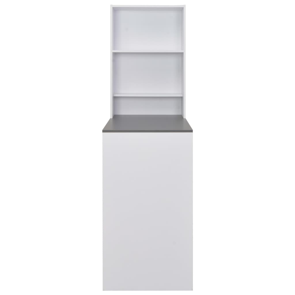 Bartafel met kast 115x59x200 cm wit is nu te koop bij PeponiXL, paradijselijk wonen!