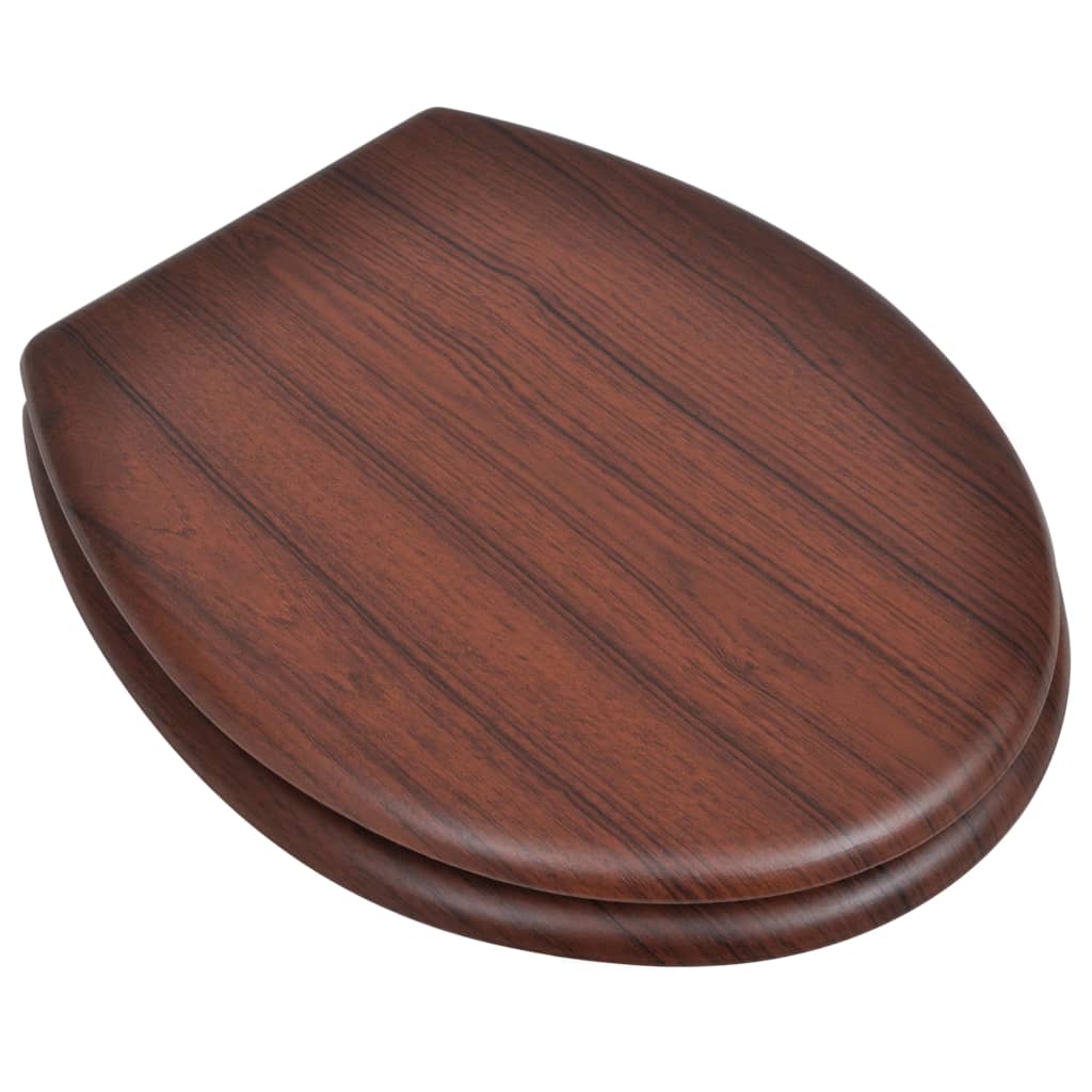Toiletbrillen met deksels 2 st MDF bruin is nu te koop bij PeponiXL, paradijselijk wonen!