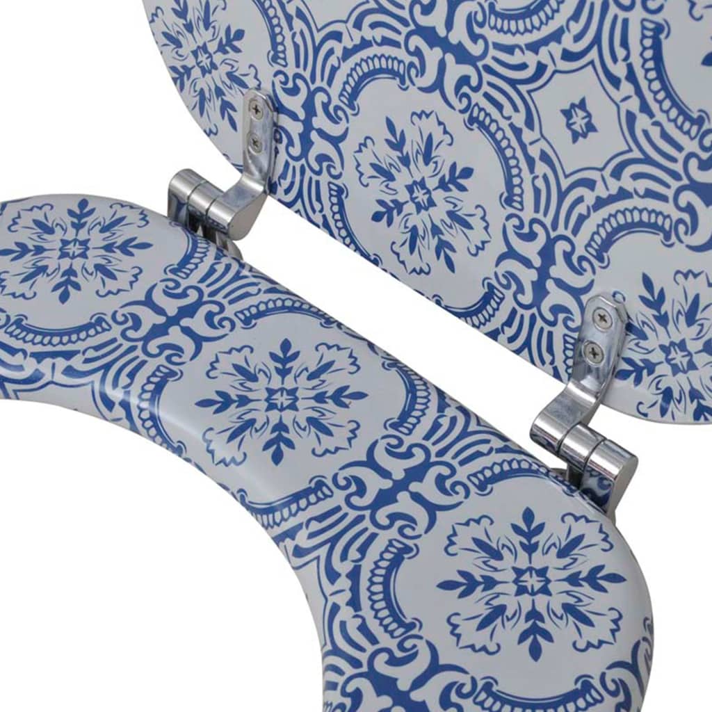 Toiletbrillen met deksels 2 st porselein MDF is nu te koop bij PeponiXL, paradijselijk wonen!