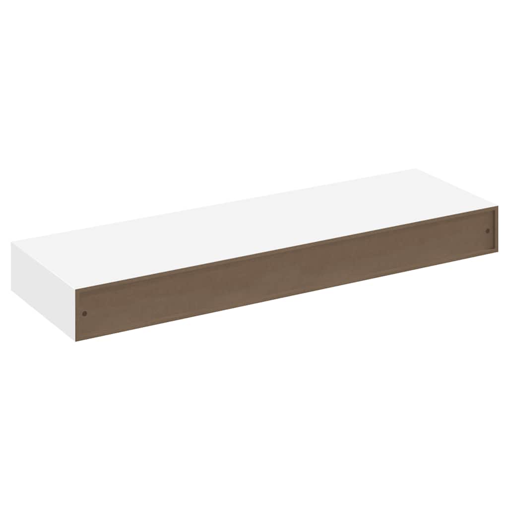 Wandplanken zwevend met lades 2 st 80 cm wit is nu te koop bij PeponiXL, paradijselijk wonen!
