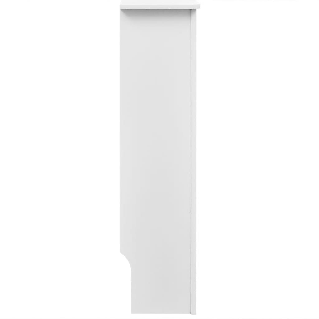 Radiatorombouw 2 st 152 cm bewerkt hout wit is nu te koop bij PeponiXL, paradijselijk wonen!