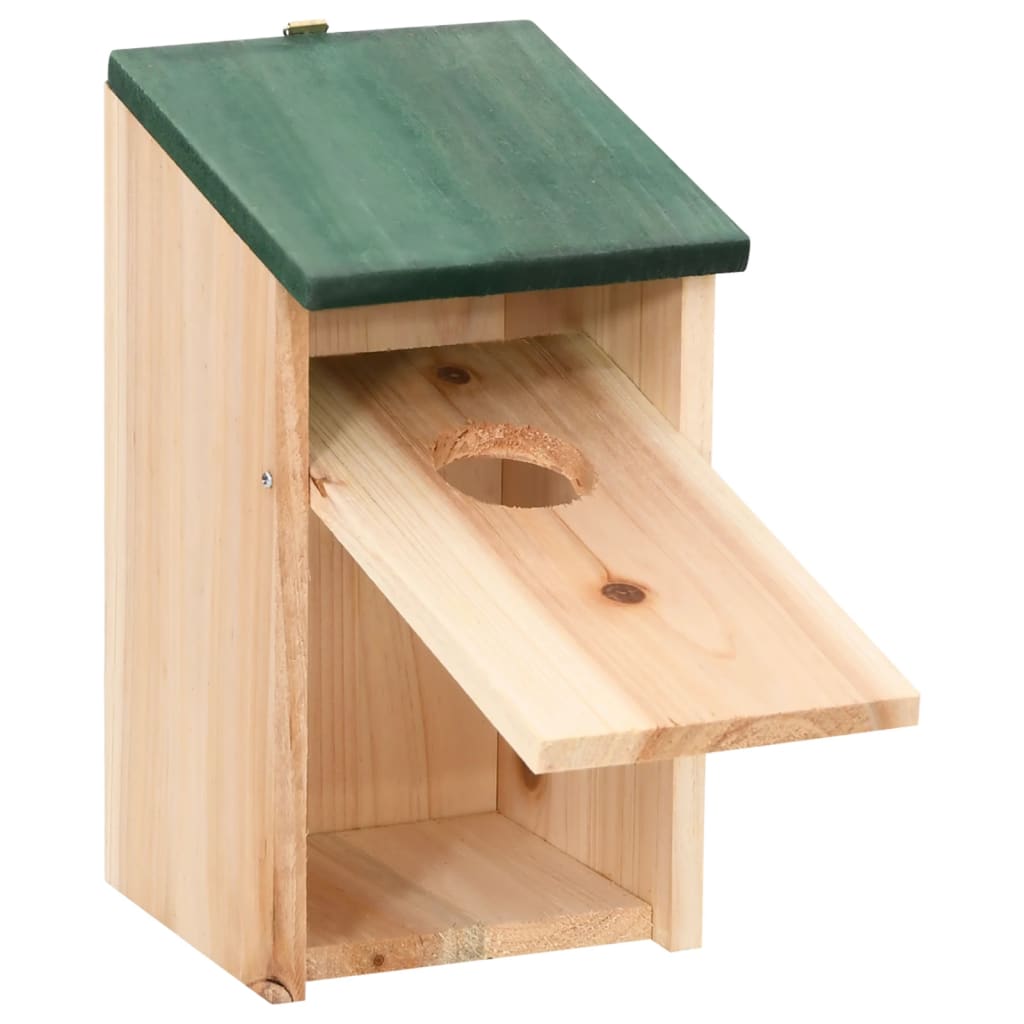 Vogelhuisjes 8 st 12x12x22 cm hout is nu te koop bij PeponiXL, paradijselijk wonen!