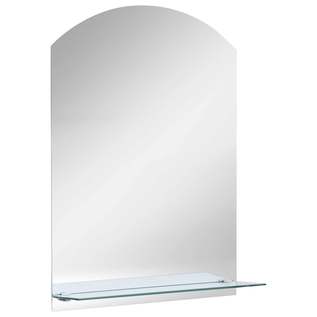Wandspiegel met schap 20x40 cm gehard glas is nu te koop bij PeponiXL, paradijselijk wonen!