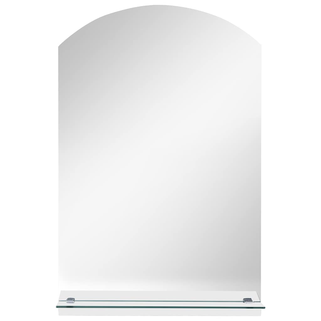 Wandspiegel met schap 20x40 cm gehard glas is nu te koop bij PeponiXL, paradijselijk wonen!