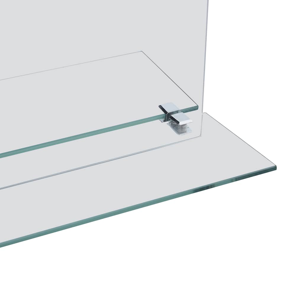 Wandspiegel met schap 20x40 cm gehard glas is nu te koop bij PeponiXL, paradijselijk wonen!