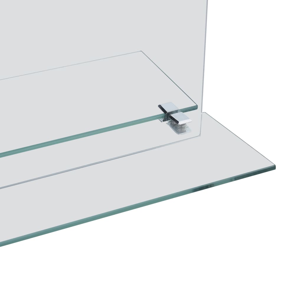 Wandspiegel met schap 30x50 cm gehard glas is nu te koop bij PeponiXL, paradijselijk wonen!