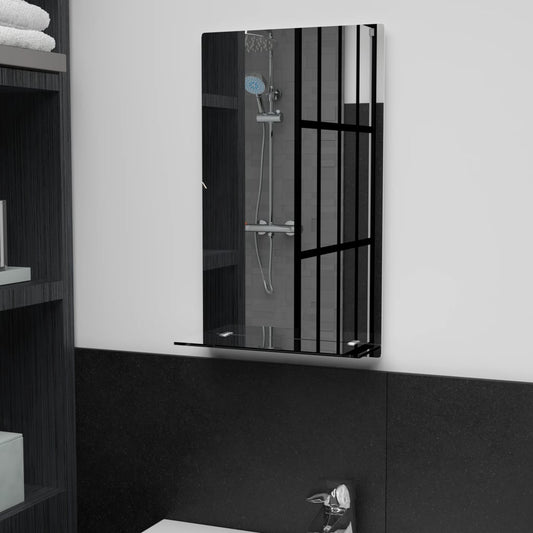 Wandspiegel met schap 30x50 cm gehard glas is nu te koop bij PeponiXL, paradijselijk wonen!