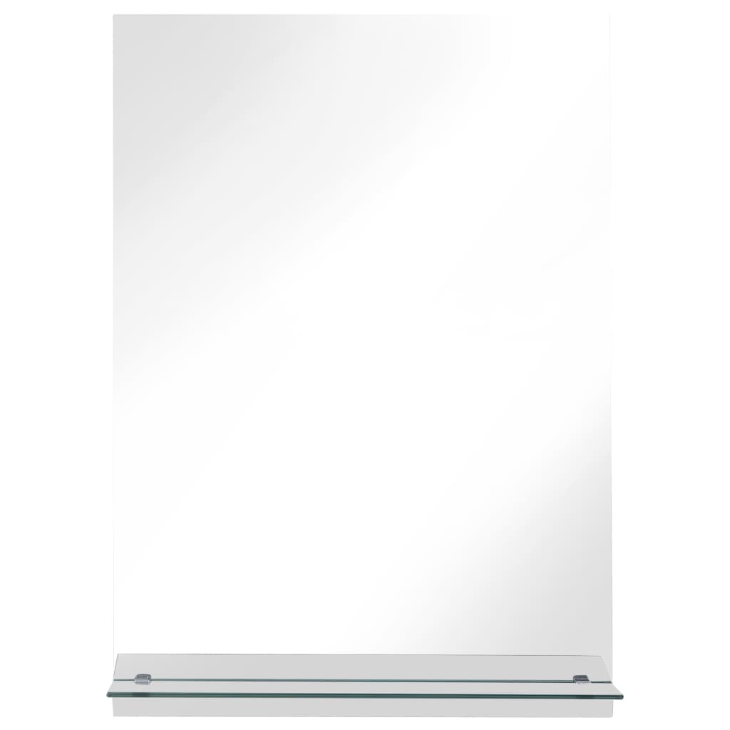 Wandspiegel met schap 40x60 cm gehard glas is nu te koop bij PeponiXL, paradijselijk wonen!