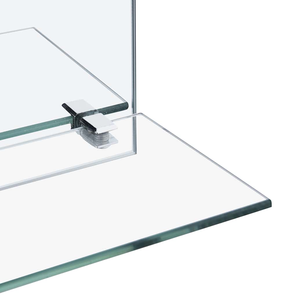 Wandspiegel met schap 60x60 cm gehard glas is nu te koop bij PeponiXL, paradijselijk wonen!