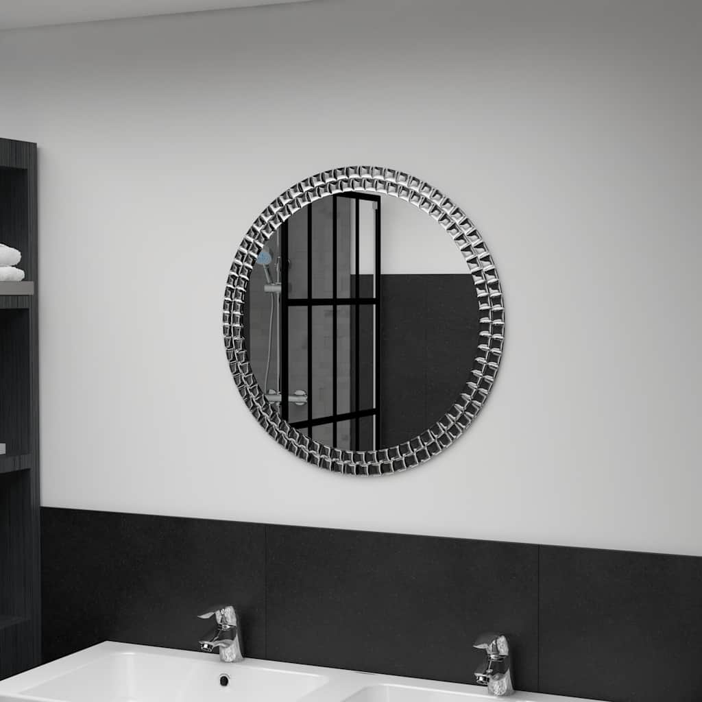 Wandspiegel 60 cm gehard glas is nu te koop bij PeponiXL, paradijselijk wonen!