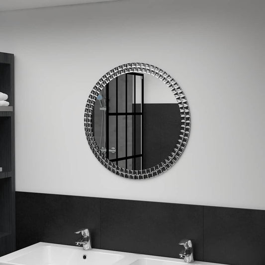 Wandspiegel 60 cm gehard glas is nu te koop bij PeponiXL, paradijselijk wonen!