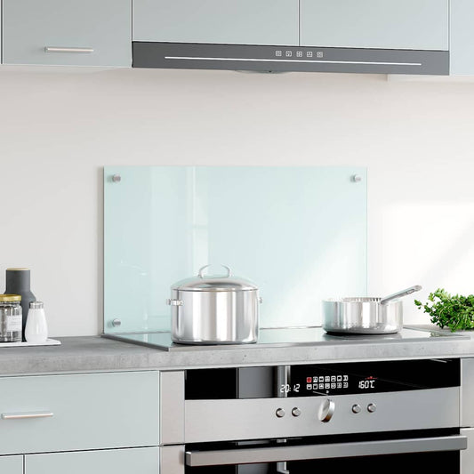 Spatscherm keuken 70x40 cm gehard glas melkwit is nu te koop bij PeponiXL, paradijselijk wonen!