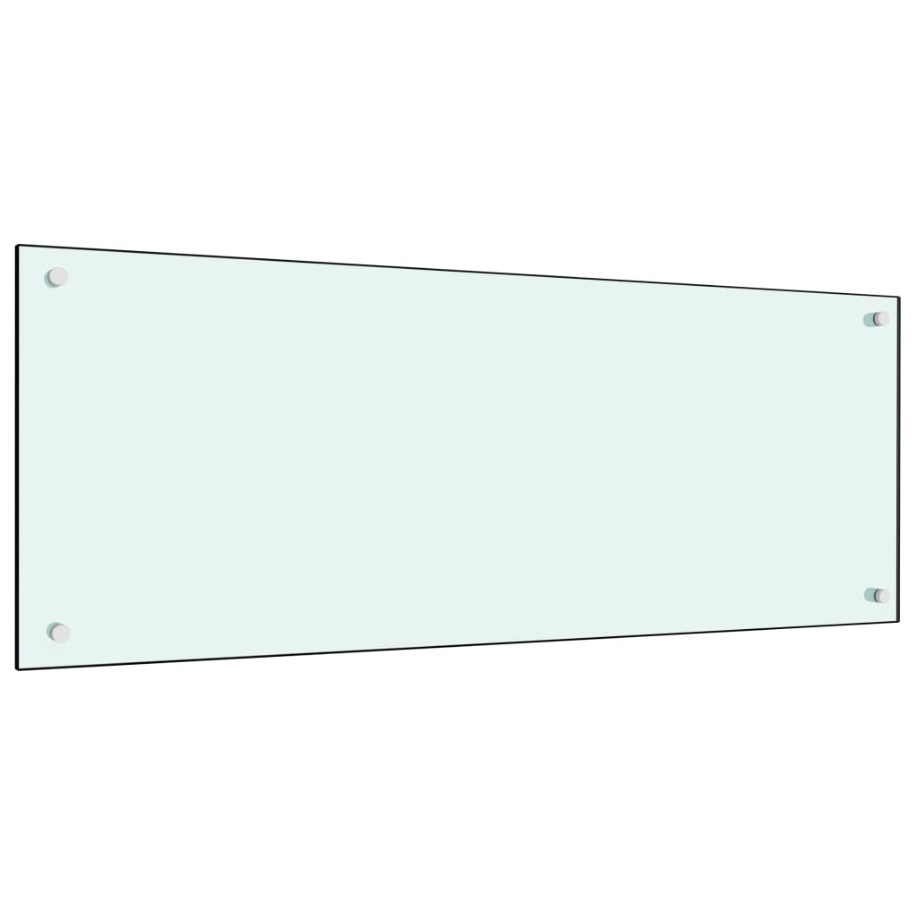 Spatscherm keuken 100x40 cm gehard glas melkwit is nu te koop bij PeponiXL, paradijselijk wonen!