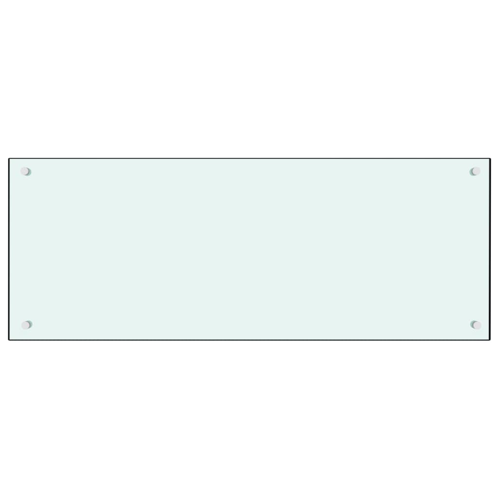 Spatscherm keuken 100x40 cm gehard glas melkwit is nu te koop bij PeponiXL, paradijselijk wonen!