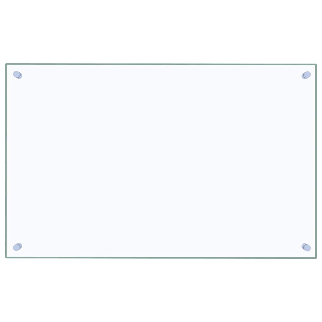 Spatscherm keuken 80x50 cm gehard glas transparant is nu te koop bij PeponiXL, paradijselijk wonen!