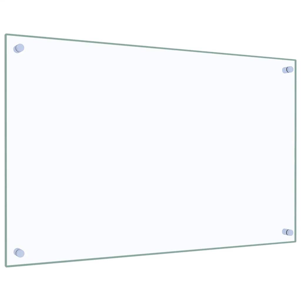 Spatscherm keuken 80x50 cm gehard glas transparant is nu te koop bij PeponiXL, paradijselijk wonen!