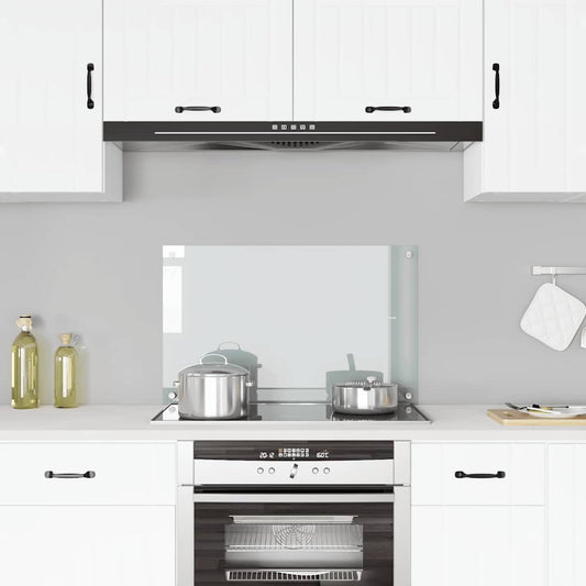 Spatscherm keuken 80x50 cm gehard glas transparant is nu te koop bij PeponiXL, paradijselijk wonen!