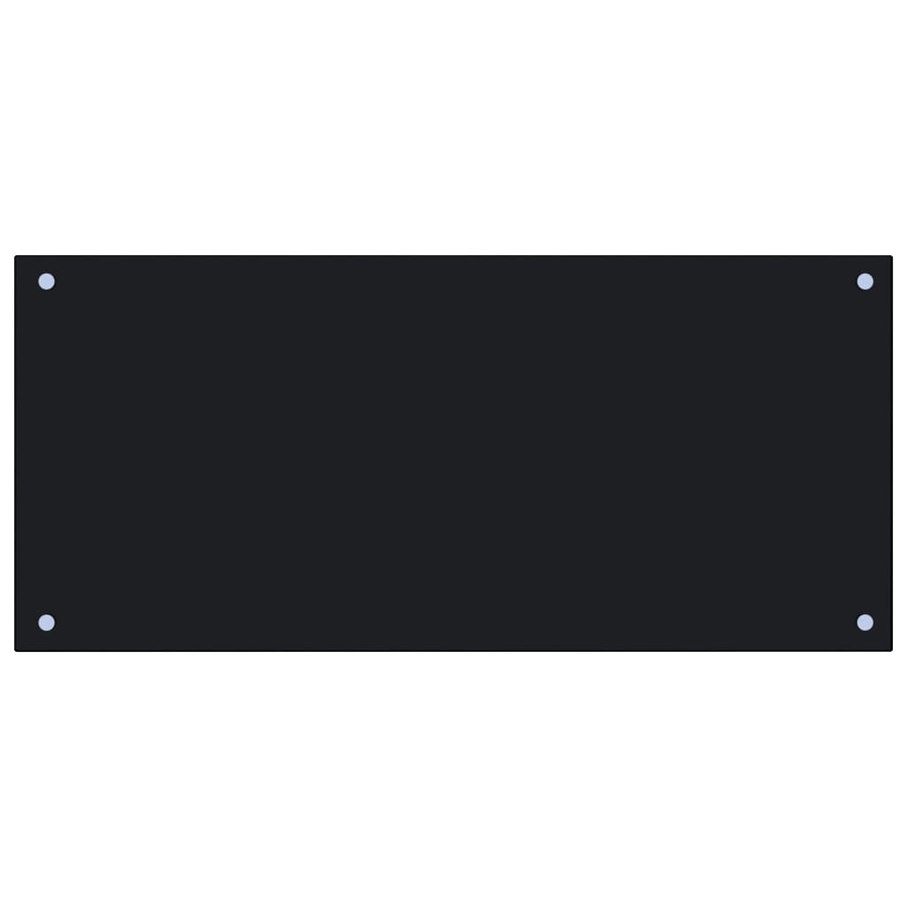 Spatscherm keuken 90x40 cm gehard glas zwart is nu te koop bij PeponiXL, paradijselijk wonen!