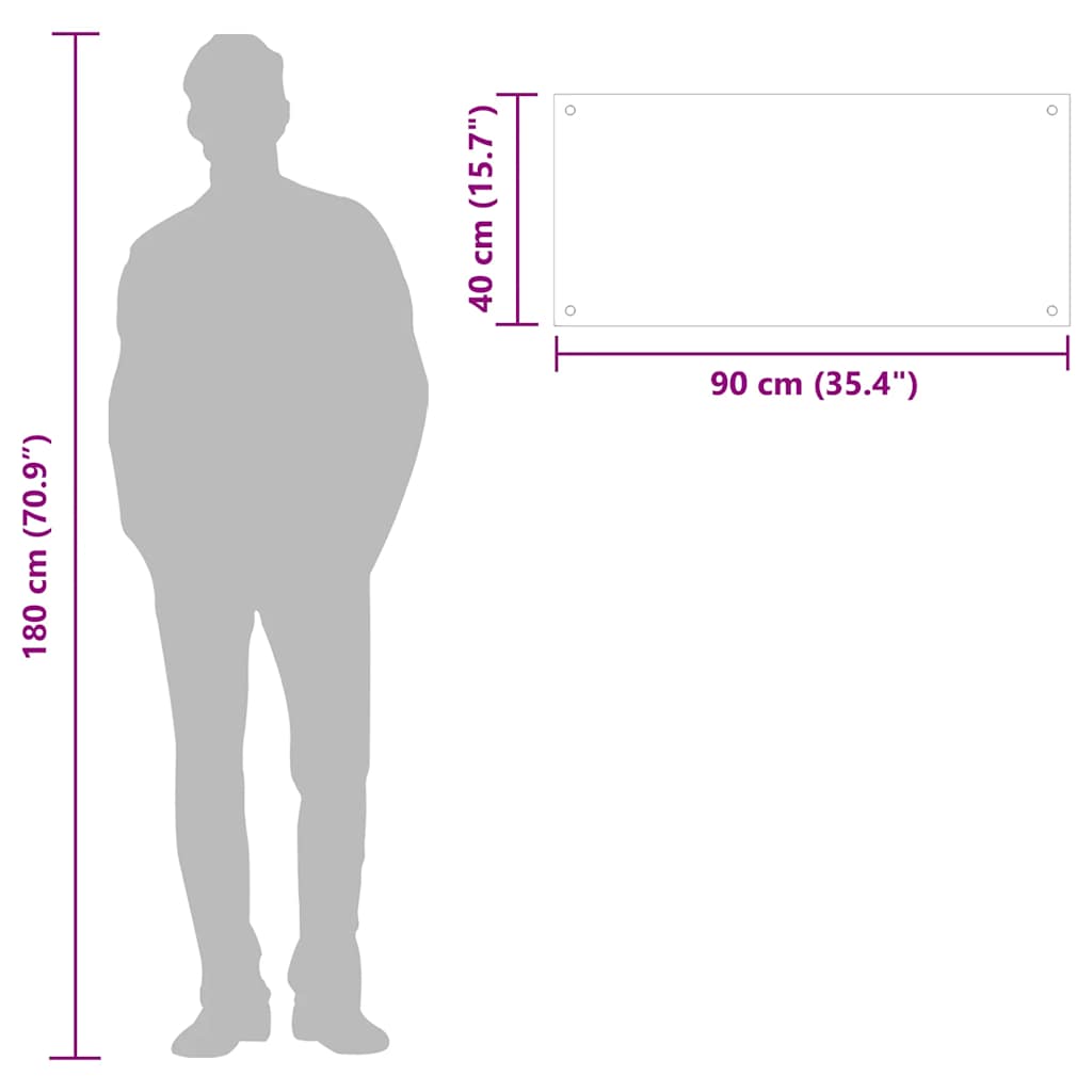 Spatscherm keuken 90x40 cm gehard glas zwart is nu te koop bij PeponiXL, paradijselijk wonen!