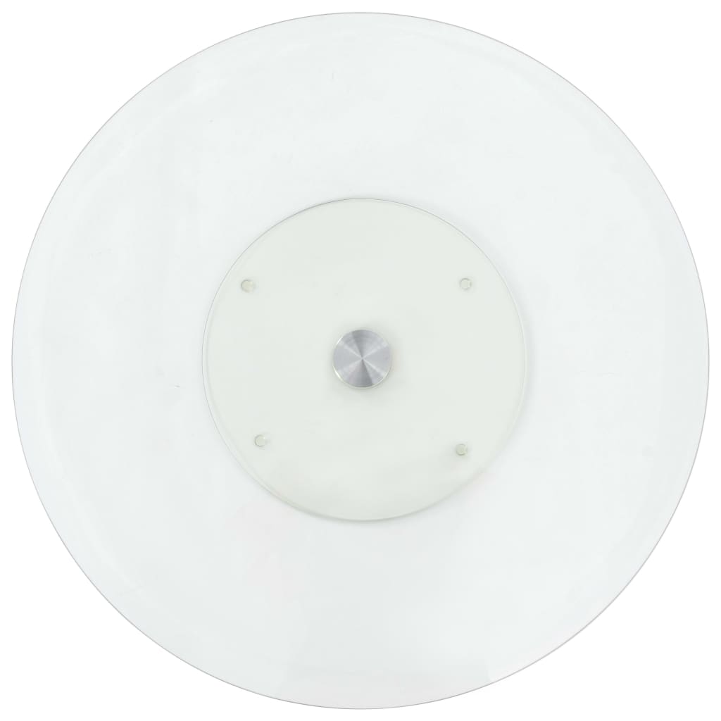 Serveerbord draaiend 60 cm gehard glas transparant is nu te koop bij PeponiXL, paradijselijk wonen!