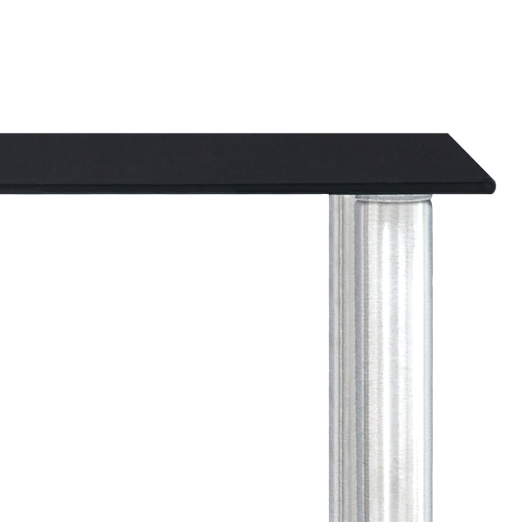 Keukenschap 45x16x26 cm gehard glas zwart is nu te koop bij PeponiXL, paradijselijk wonen!