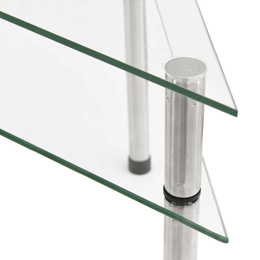Keukenschap 49,5x35x19 cm gehard glas transparent is nu te koop bij PeponiXL, paradijselijk wonen!