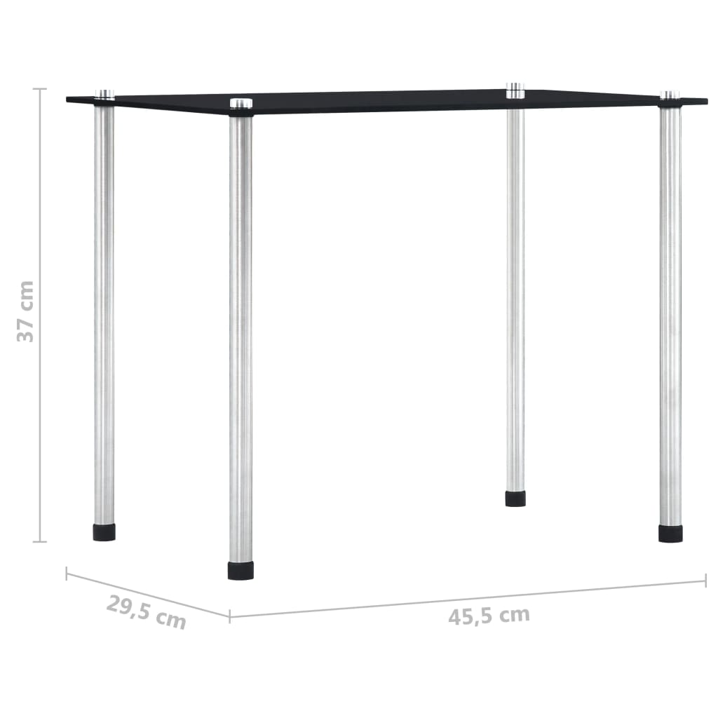 3-delige Tafeltjesset gehard glas zwart is nu te koop bij PeponiXL, paradijselijk wonen!